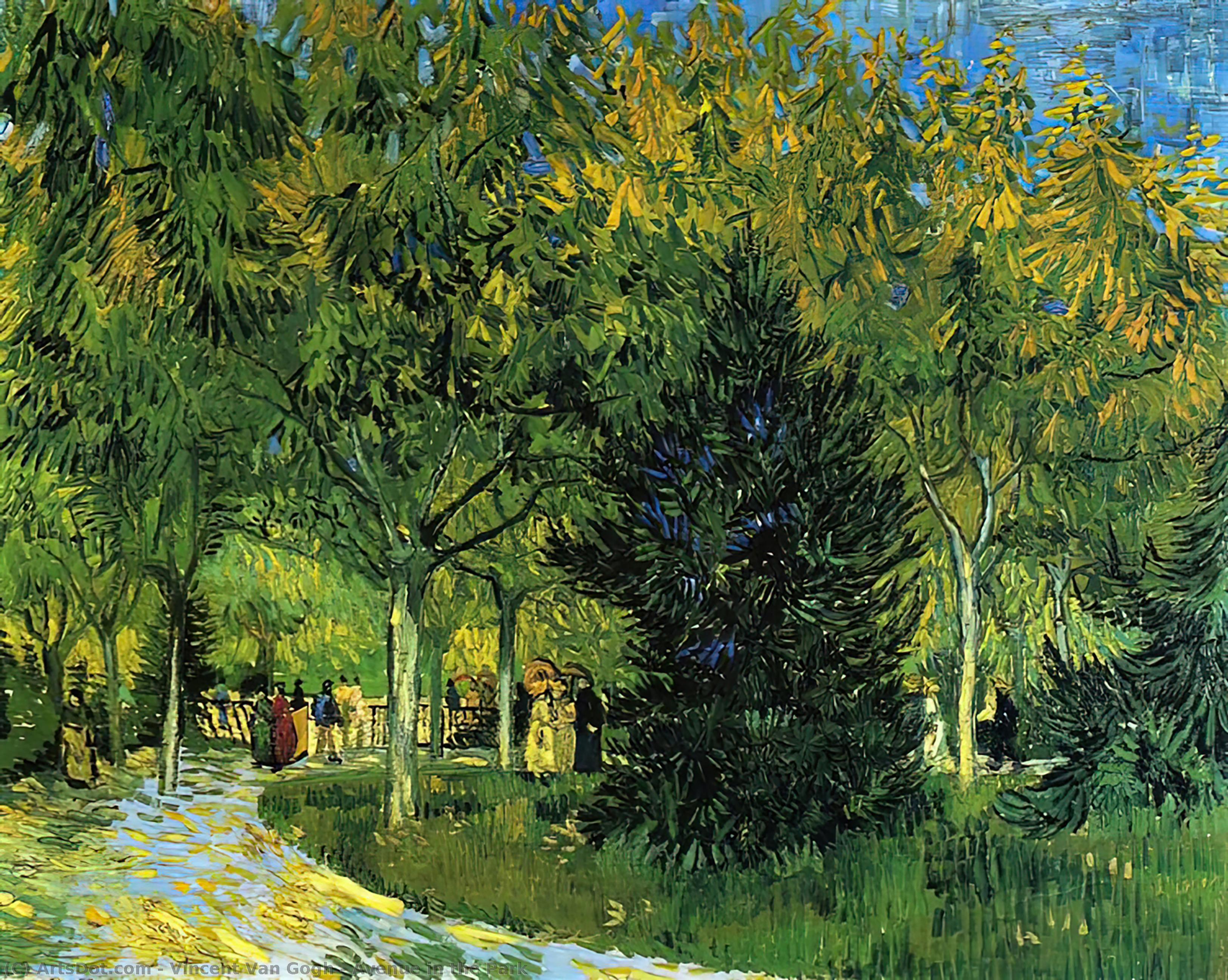 Avenue In The Park — Vincent Willem Van Gogh
