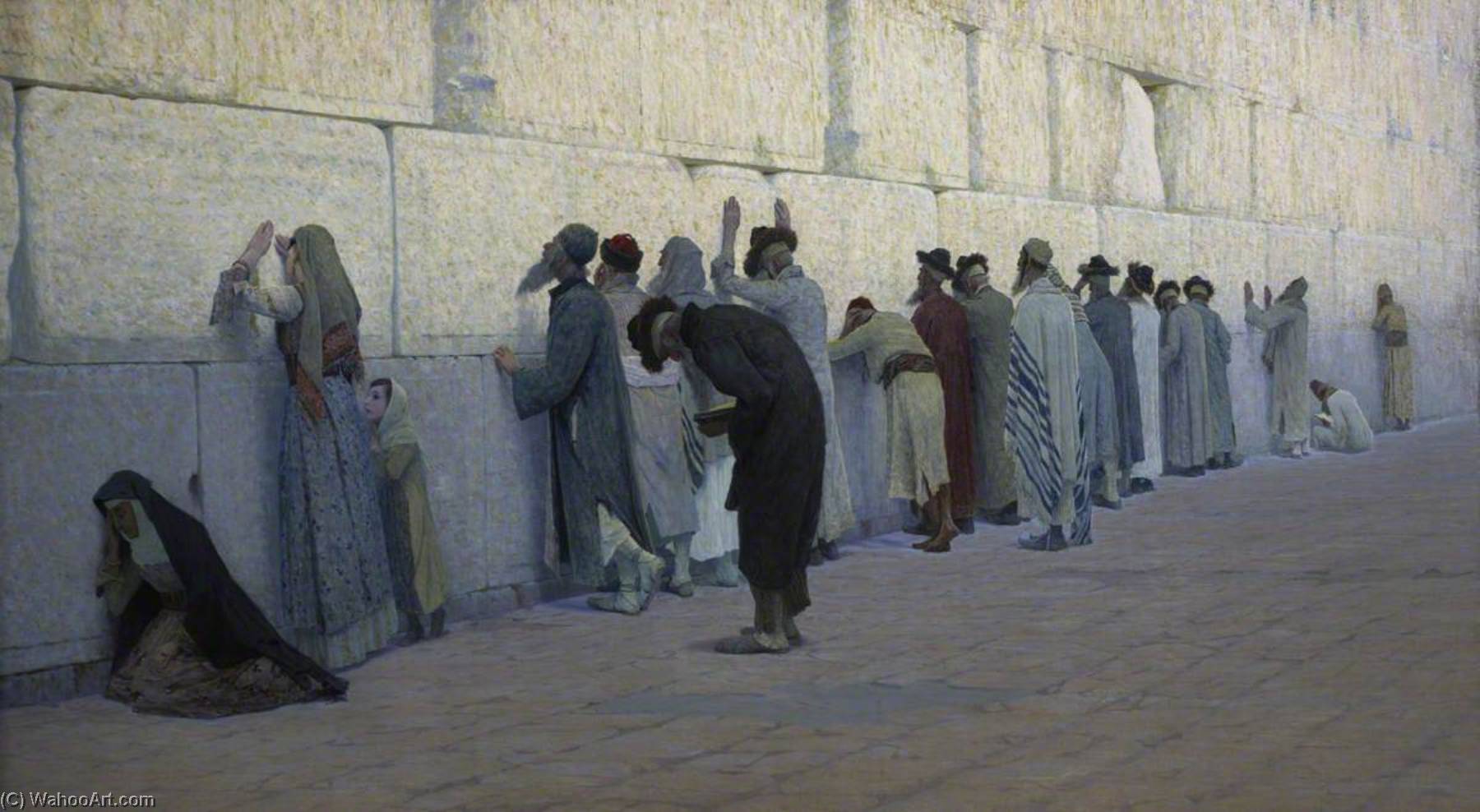 Wailing Place, Jerusalem — George Sherwood Hunter