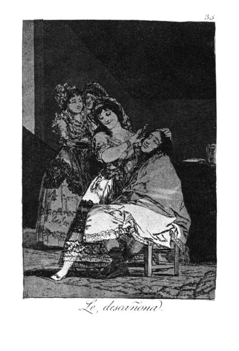 She Leaves Him Penniless — Francisco José De Goya Y Lucientes