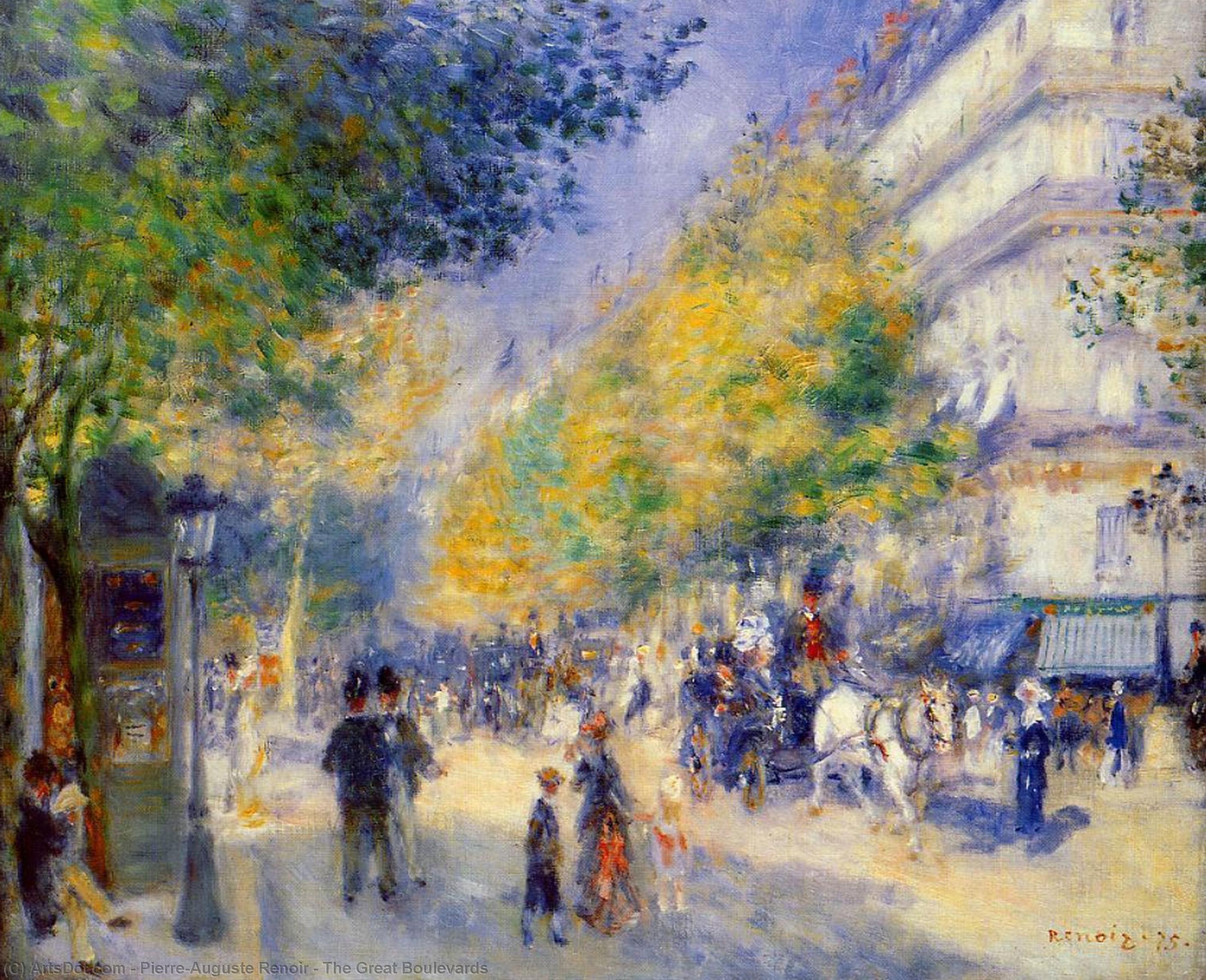 The Great Boulevards — Pierre-auguste Renoir