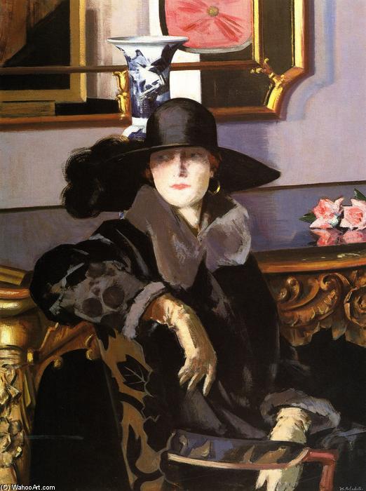Lady In Black — Francis Campbell Bolleau Cadell