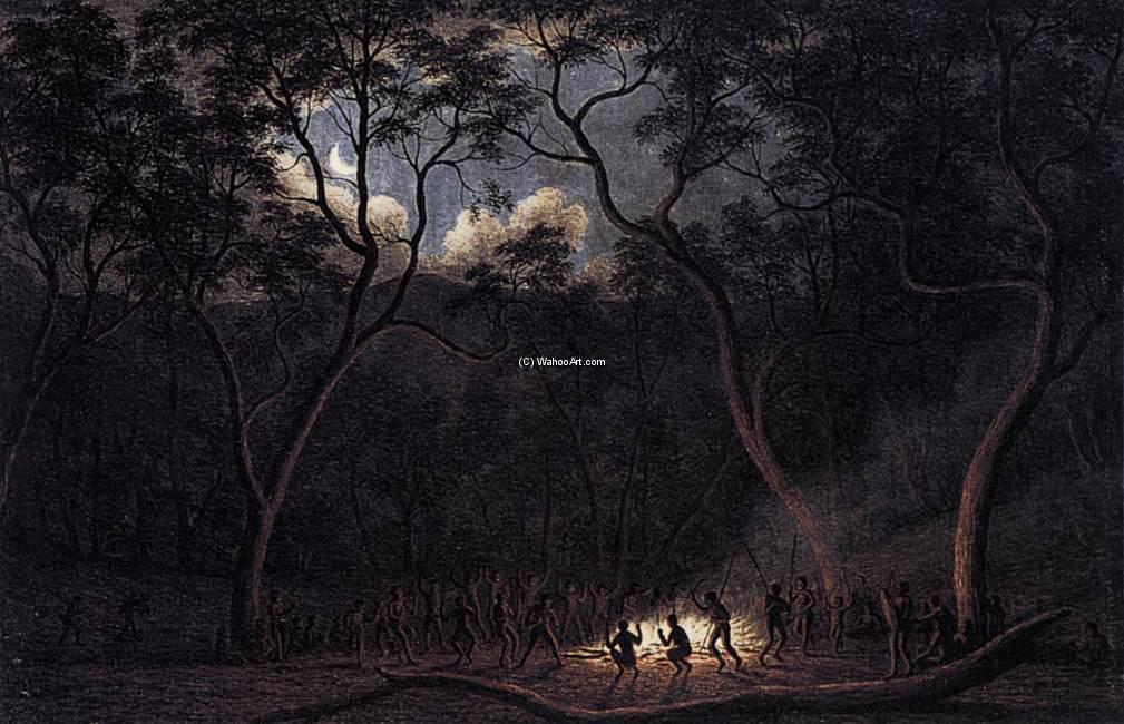 A Corroboree In Van Diemen's Land — John Glover