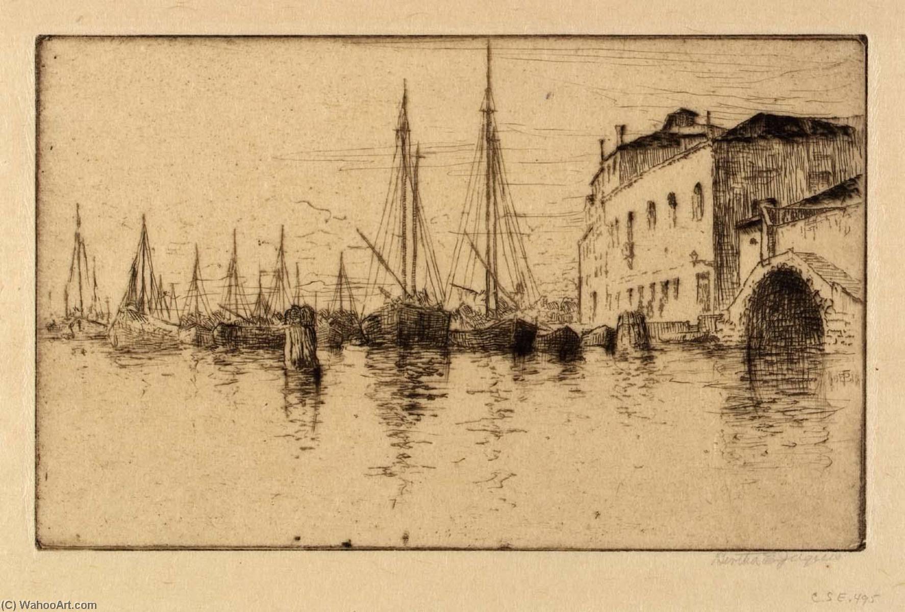 Along The Giudecca, Venice — Bertha Evelyn Jaques