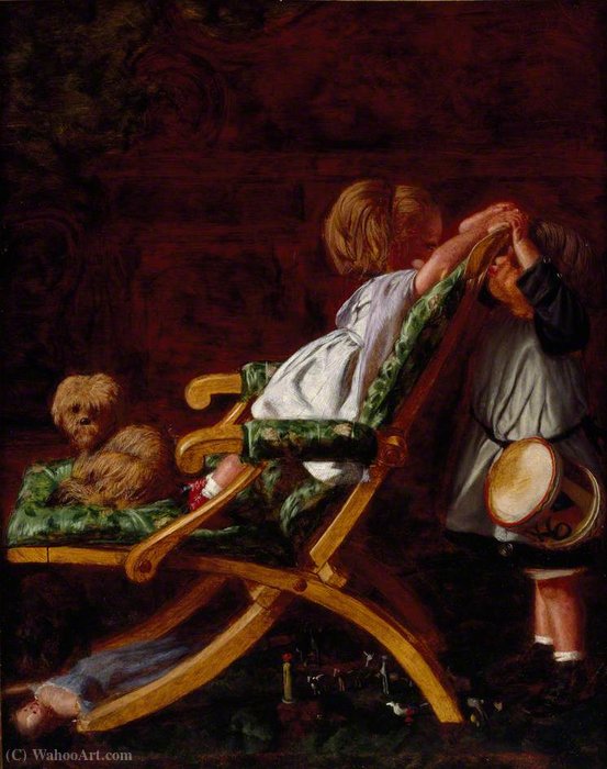 Playmates — Arthur Boyd Houghton