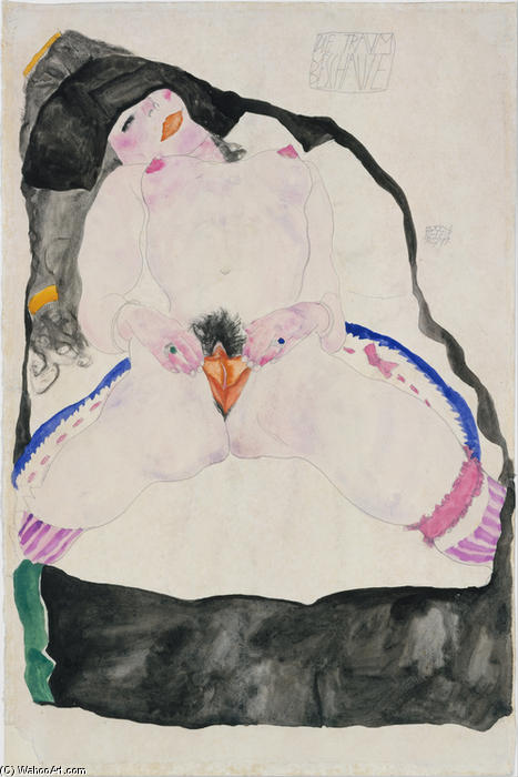 Girl Seen In A Dream — Egon Schiele