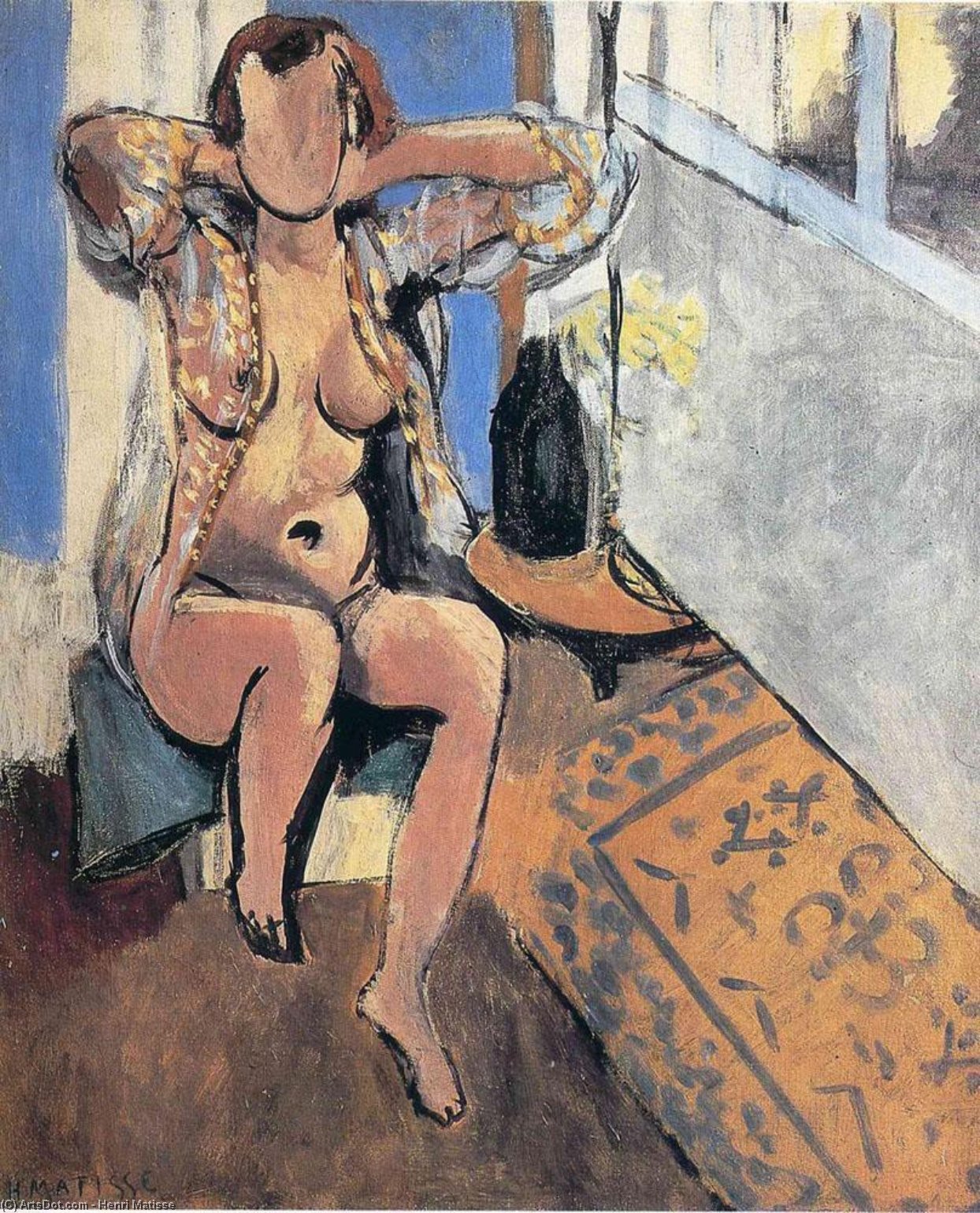 Nude, Spanish Carpet — Henri Matisse
