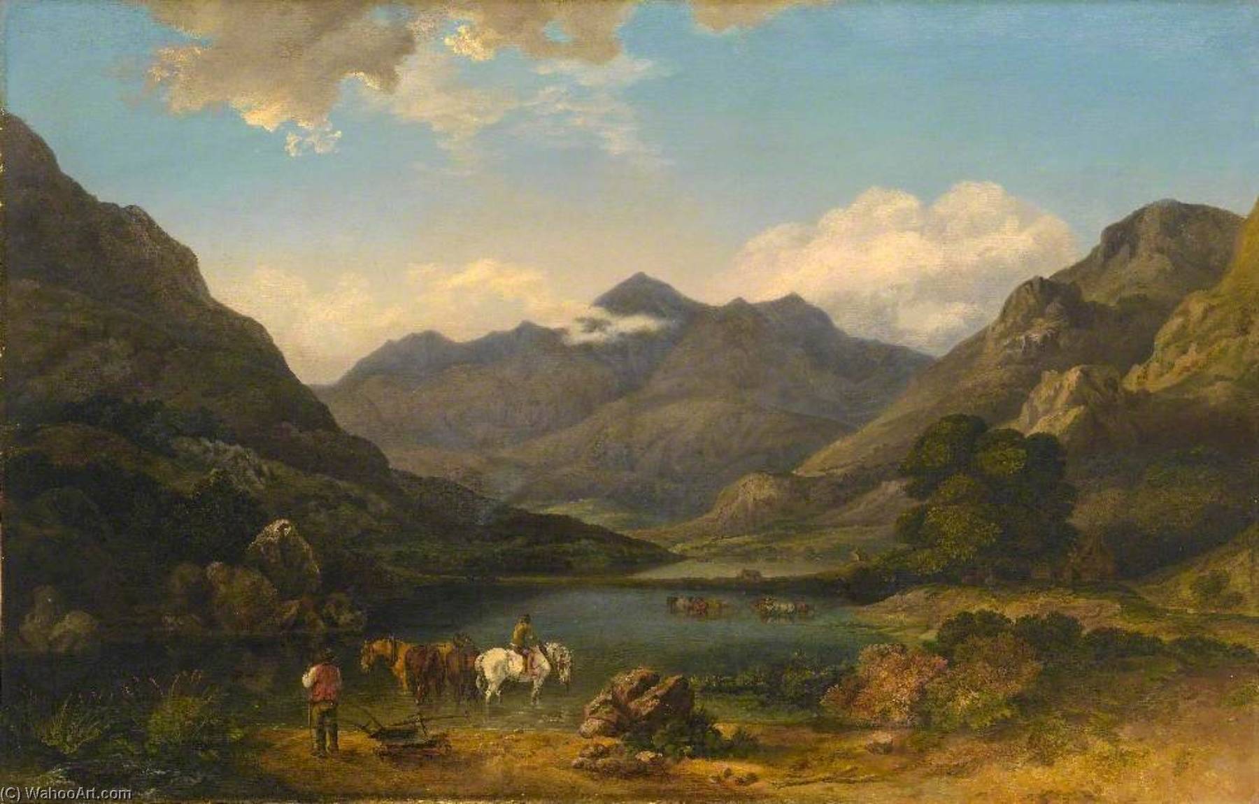 Llyn Nantlle — George Barret The Elder