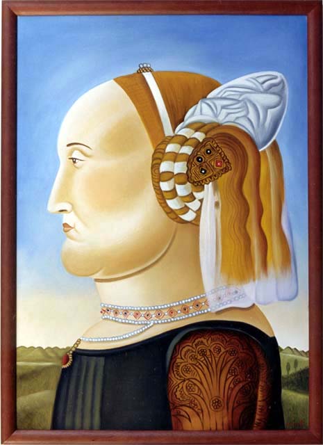 Dapres Piero Della Francesca (battista Sforza) — Fernando Botero
