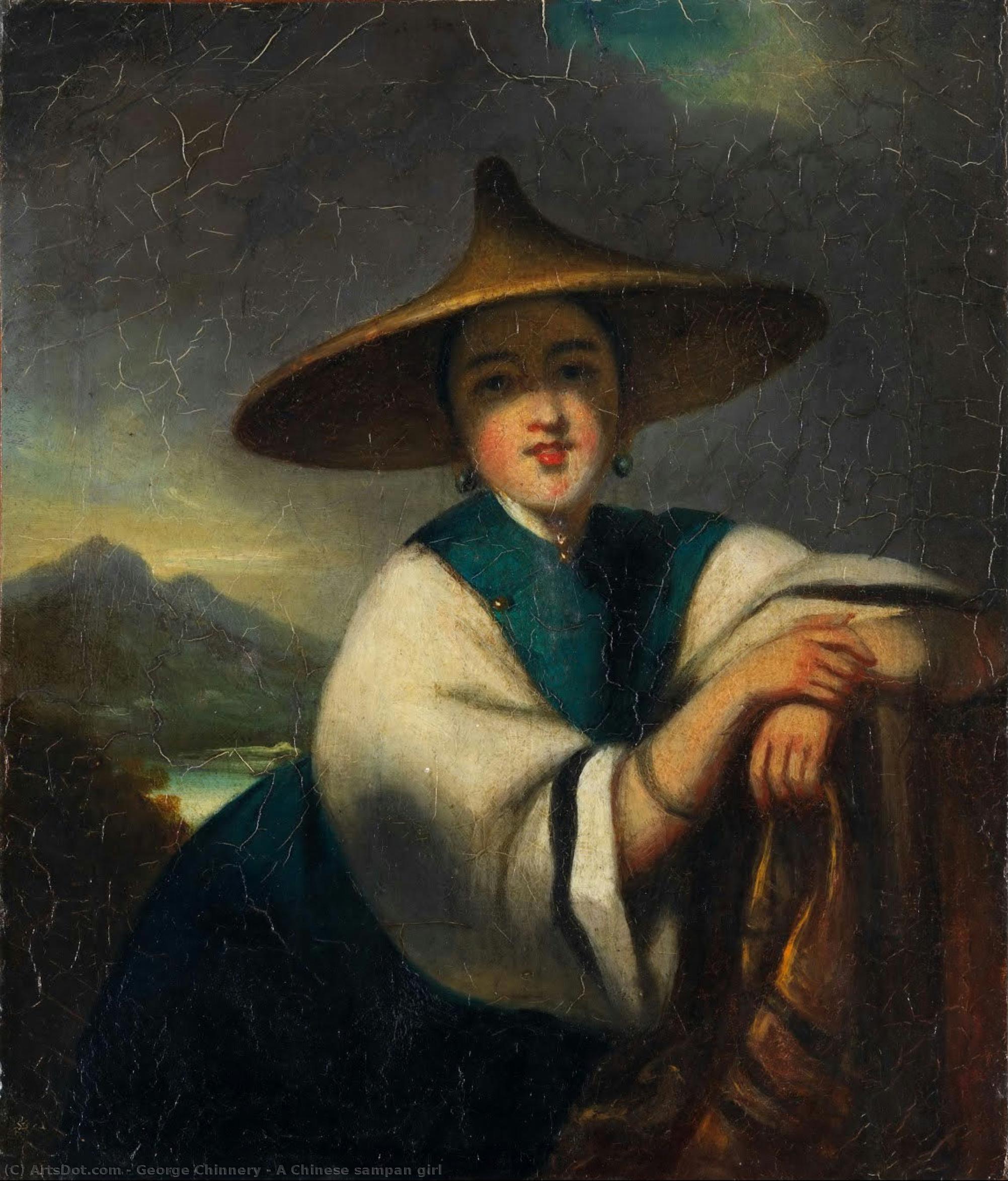 A Chinese Sampan Girl — George Chinnery