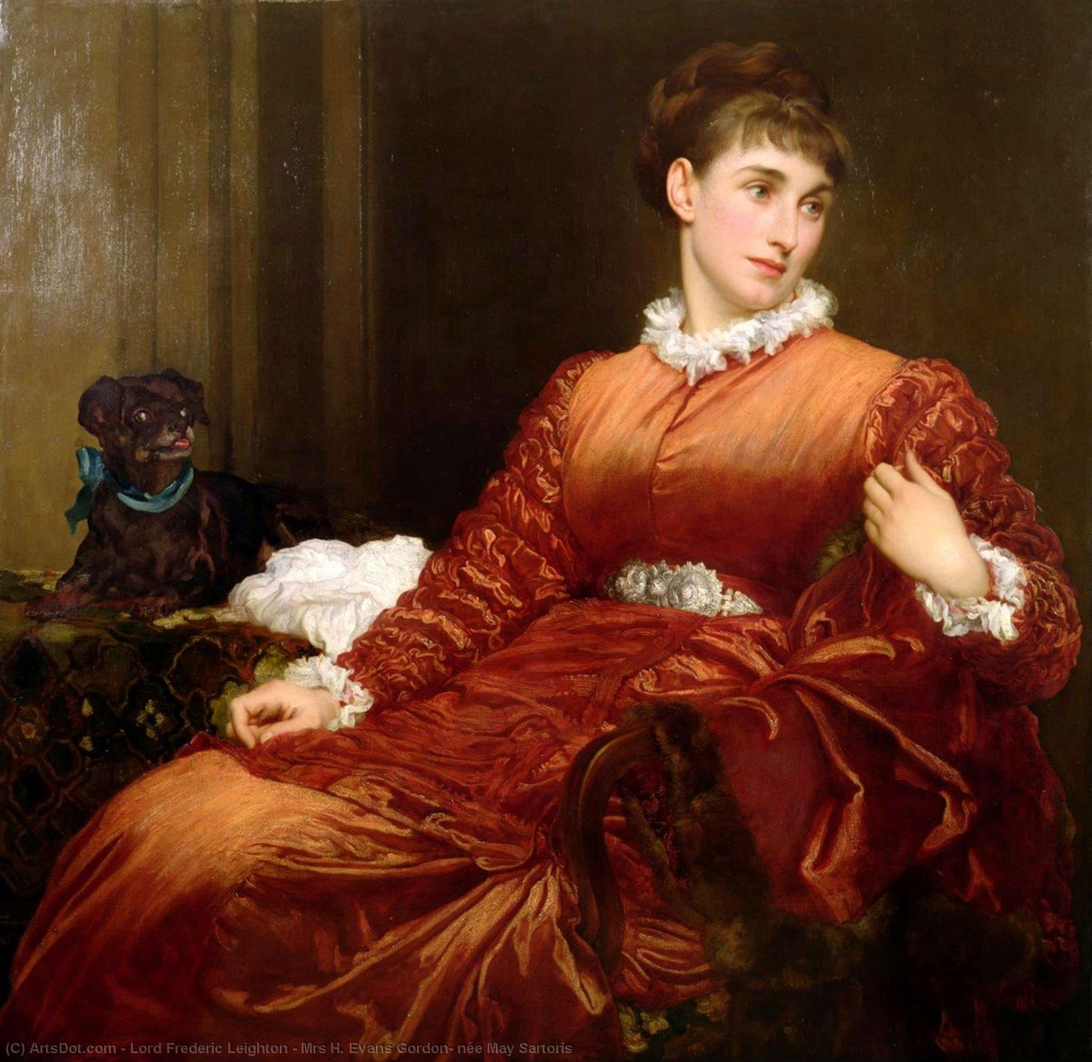 Mrs H. Evans Gordon, Née May Sartoris — Sir Frederic Lord Leighton