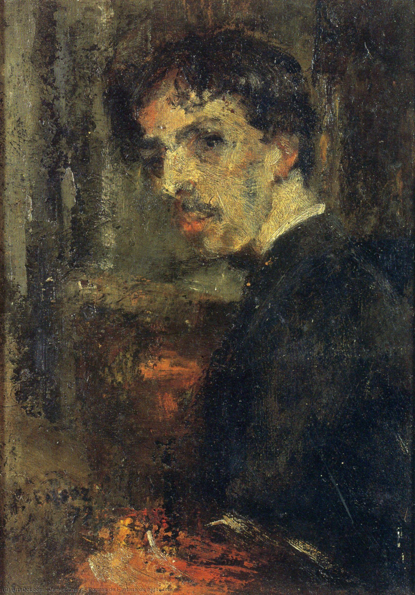 Portrait De L' Artiste Dit Petite Tete — James Ensor