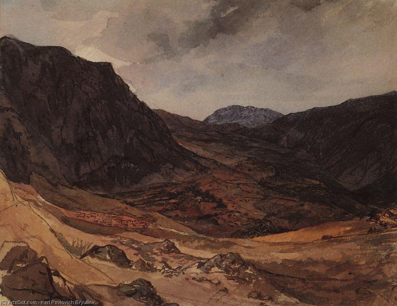 Delphi Valley — Karl Pavlovich Bryullov