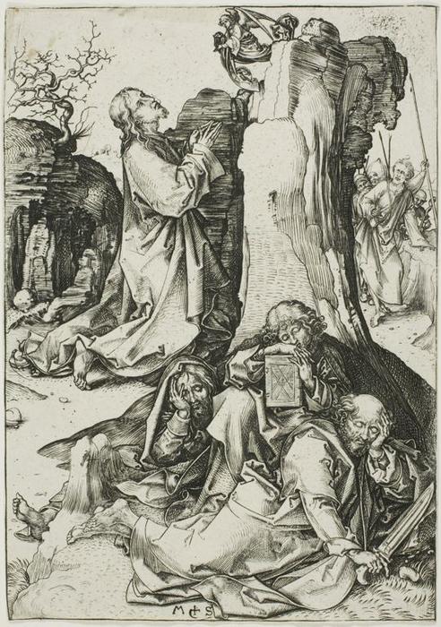 The Agony In The Garden — Martin Schongauer
