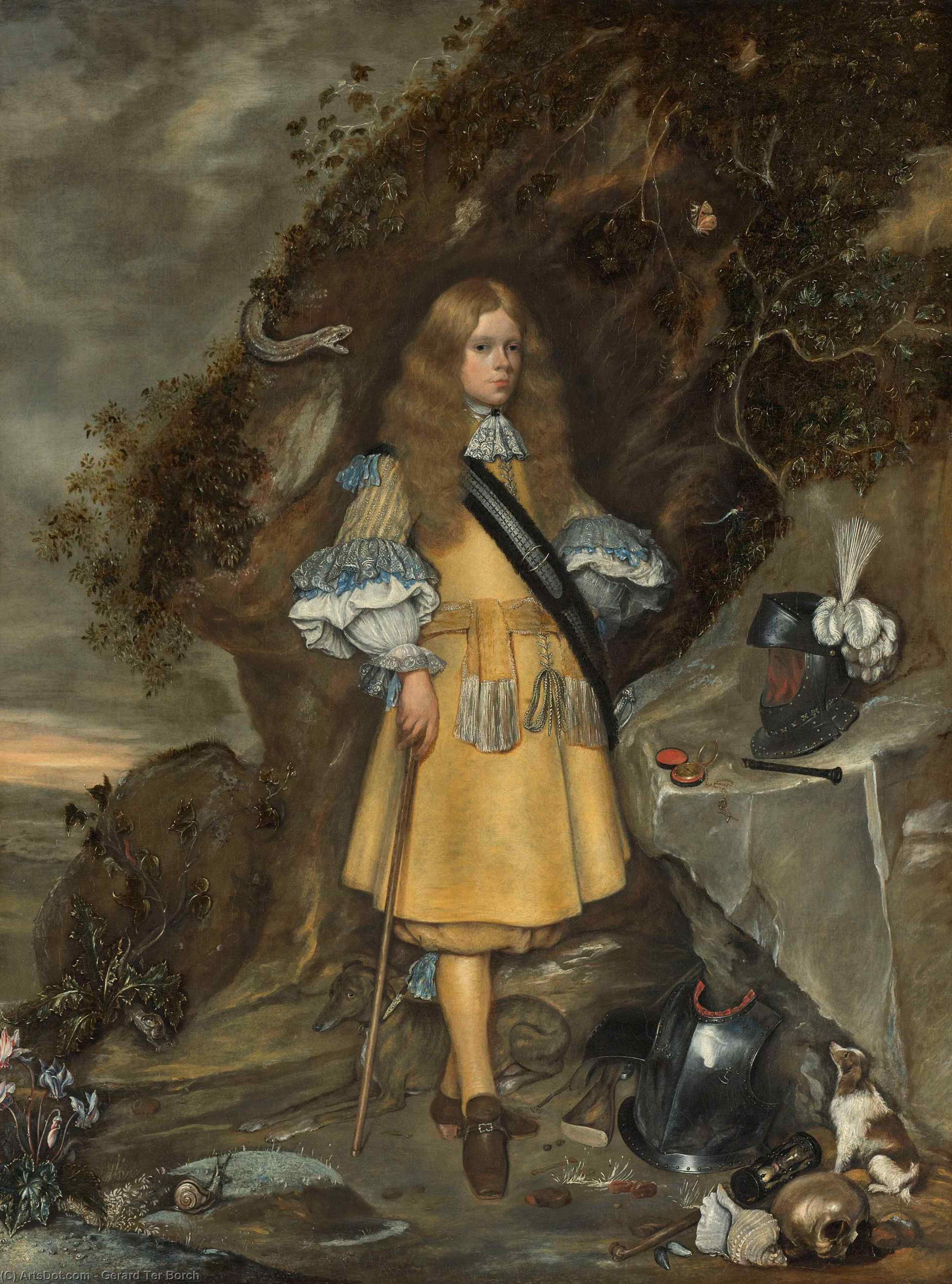 Portrait Of An Officer — Gerard Ter Borch