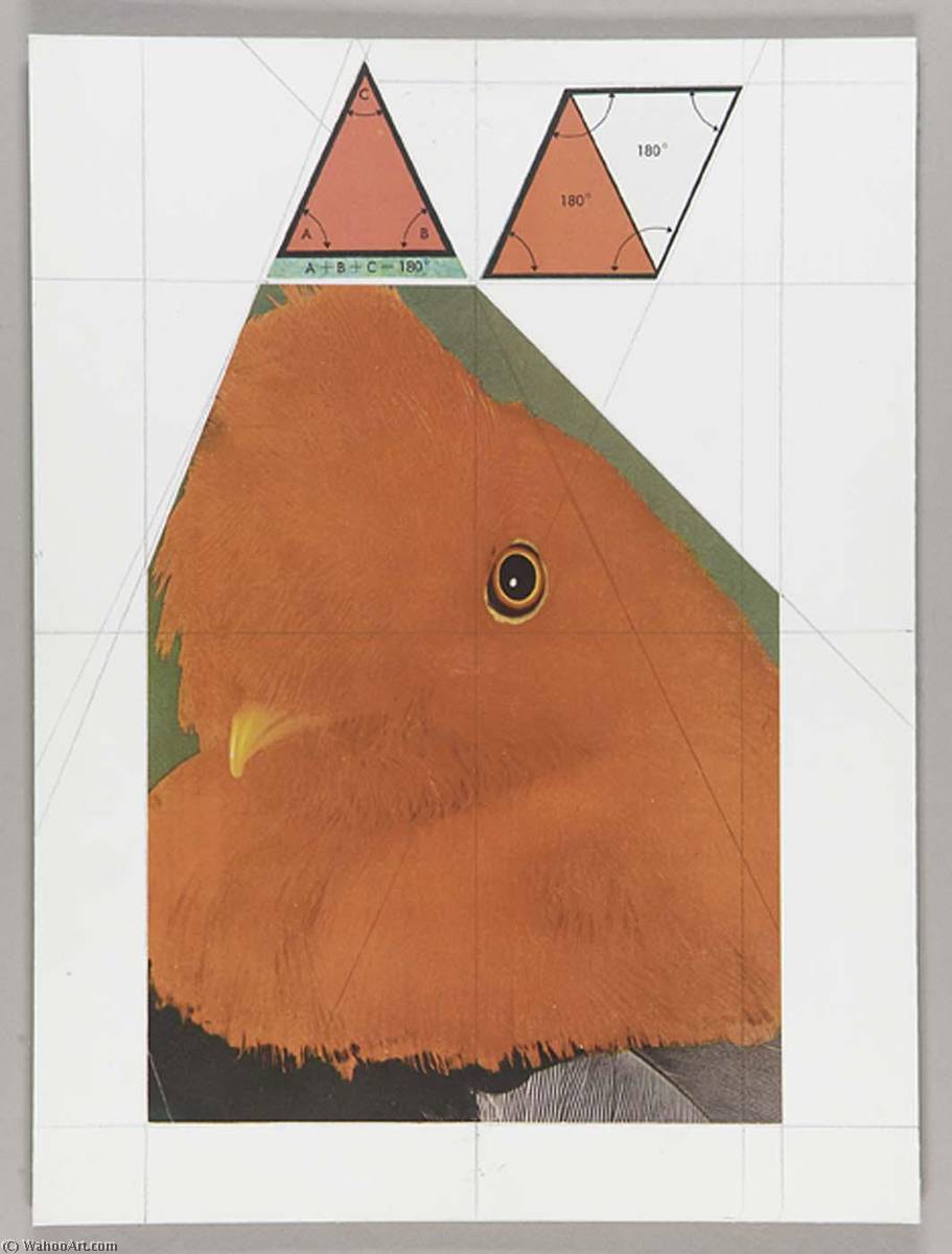Untitled (brilliant Red Plumed Bird) — Joseph Cornell
