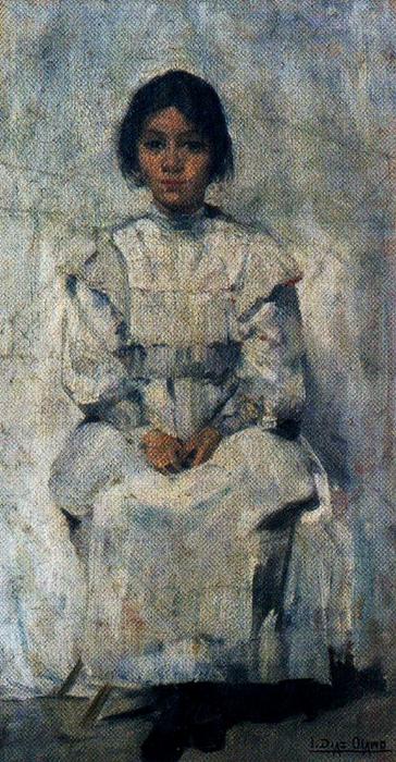 Girl With White Dress — Ignacio Díaz Olano