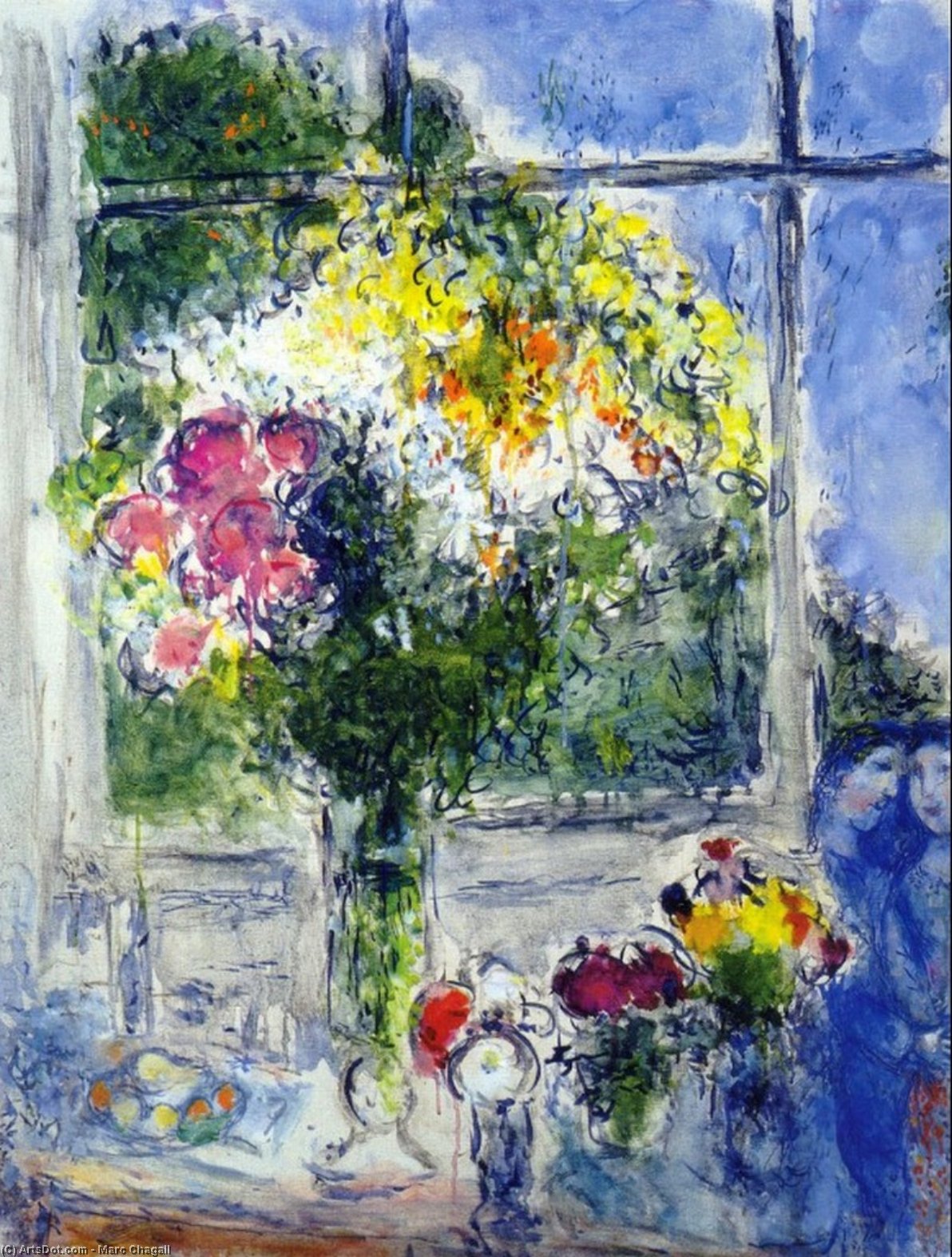 Window In Artist's Studio — Marc Chagall