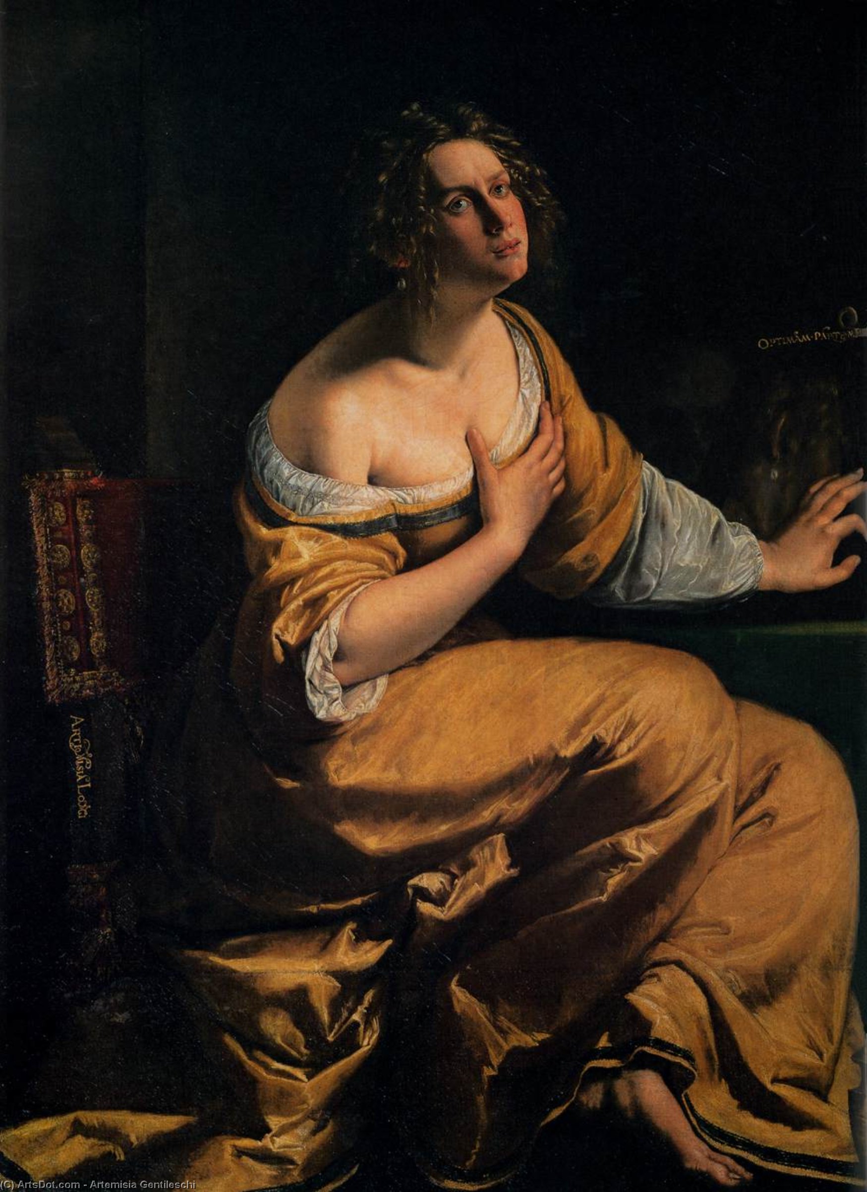 The Penitent Mary Magdalen — Artemisia Gentileschi