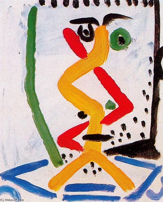 Head Of A Man 12 — Pablo Picasso