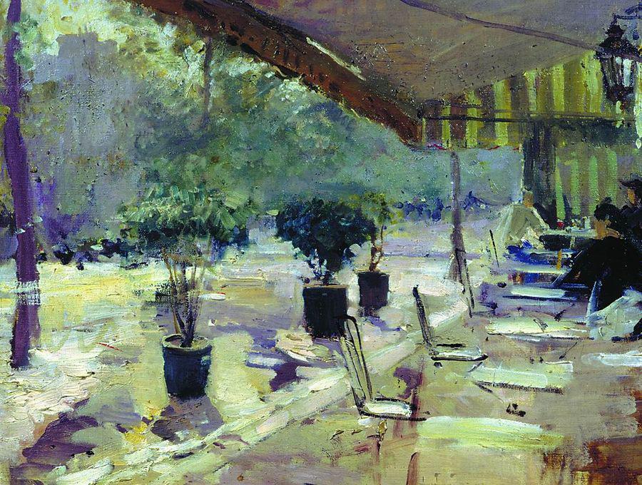 Parisian Cafe — Konstantin Alexeievitch Korovin