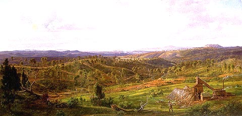 North View From Daylesford — Eugene Von Guérard
