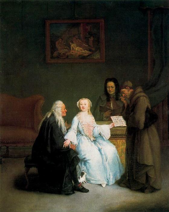 The Music Lesson — Pietro Longhi