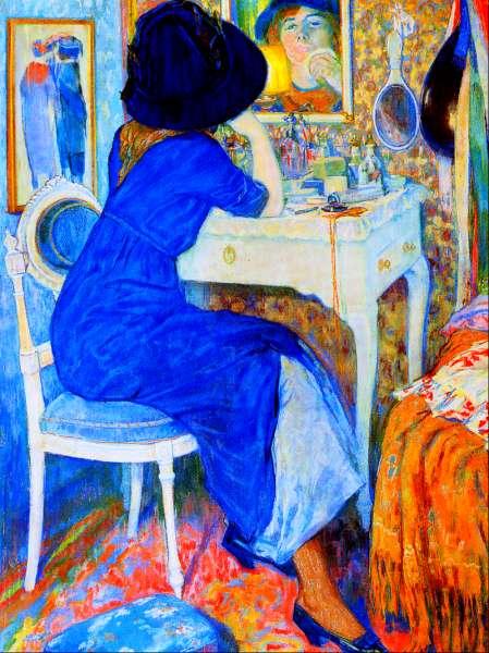Woman At Makeup Table (also Known As Lisette At Toilette) — Leo Gestel