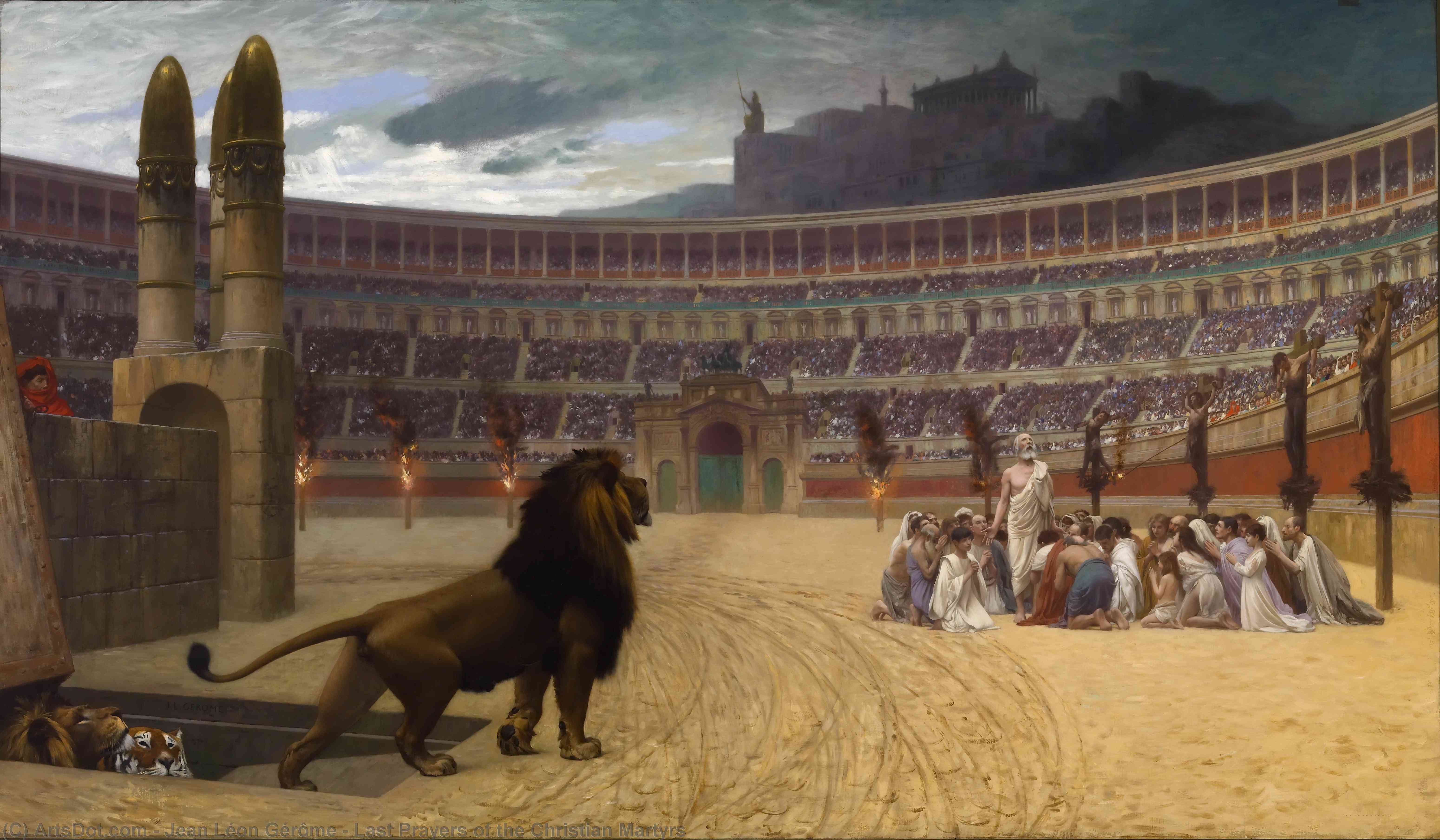 Last Prayers Of The Christian Martyrs — Jean-léon Gérôme