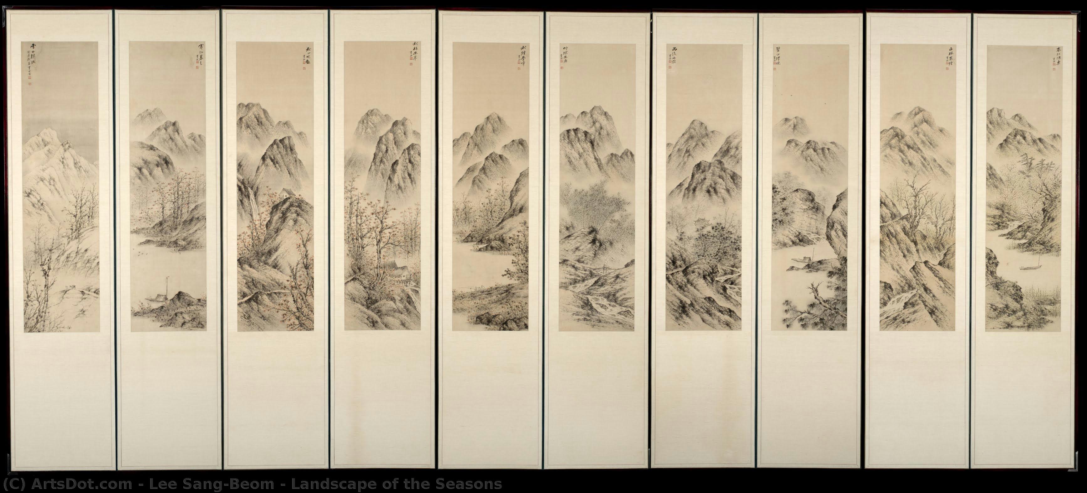 Landscape Of The Seasons — Lee Sang-beom