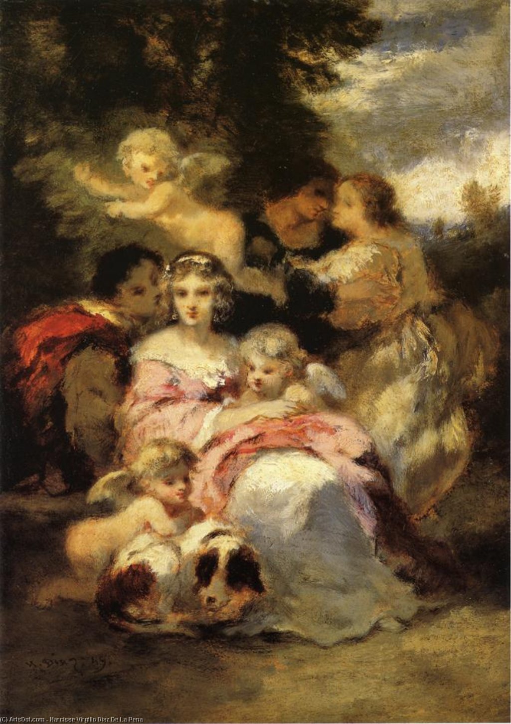 Love's Rendesvous — Narcis Diaz De La Peňa
