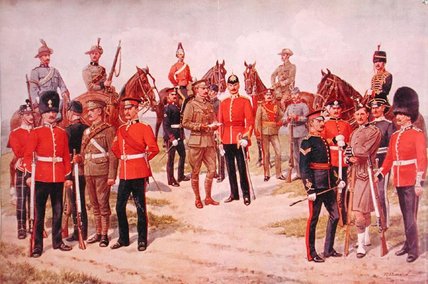 Types Of The Territorial Army — Richard Simkin