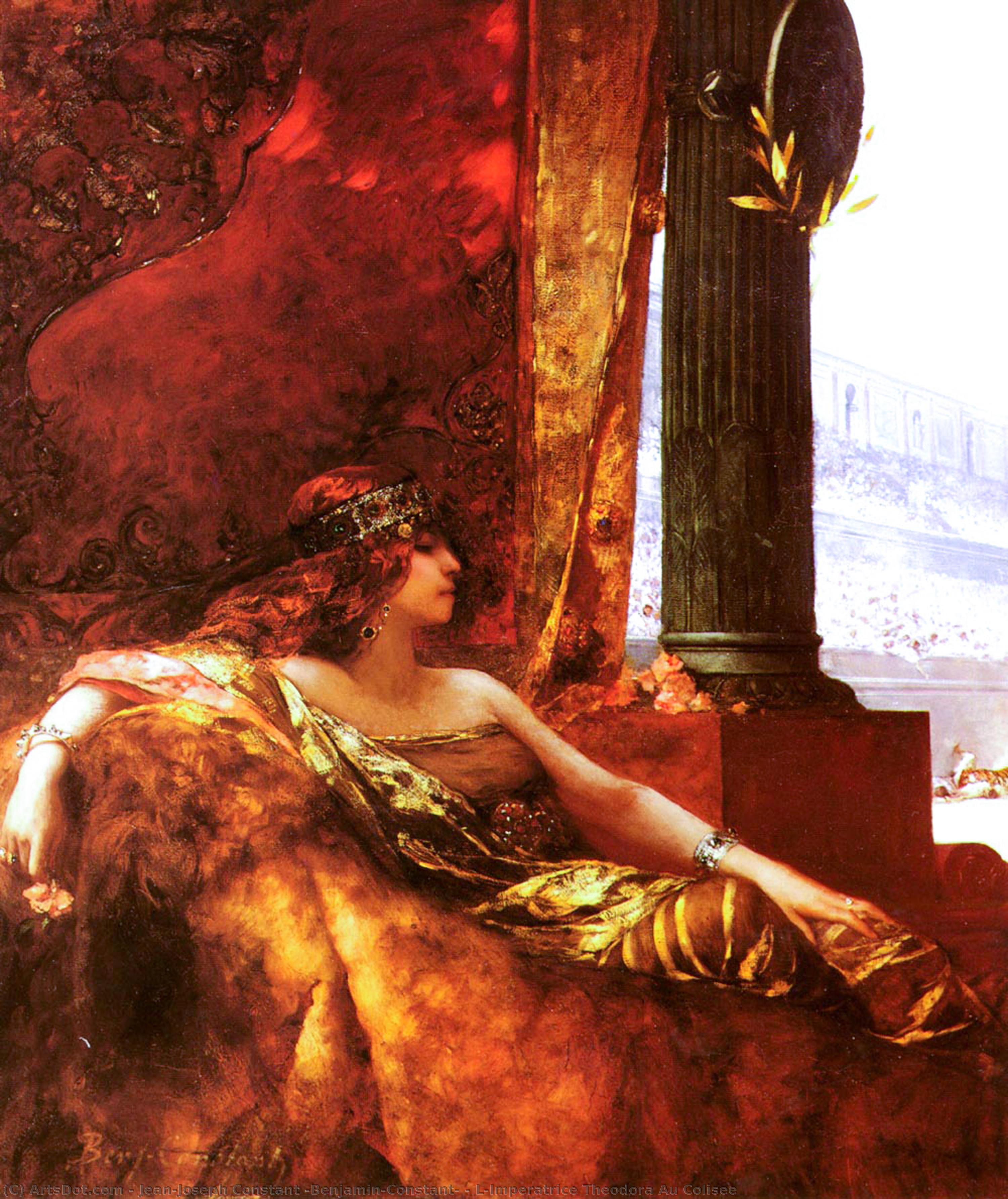 L'imperatrice Theodora Au Colisee — Jean-joseph Benjamin-constant