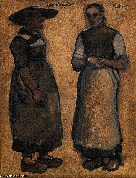The Sandpergerin Rottin And His Wife — Albin Egger Lienz