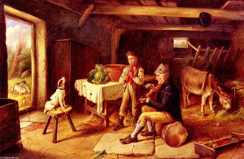 A Cottage Concert — Charles Hunt