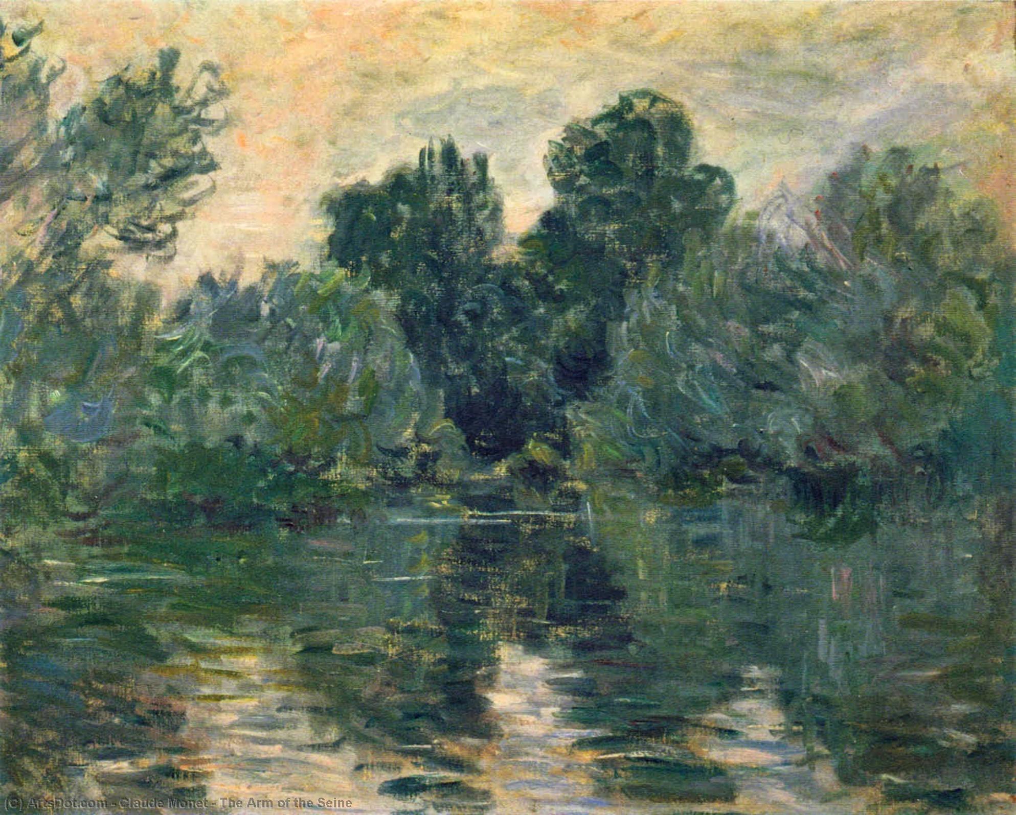 El Brazo Del Sena — Claude Monet