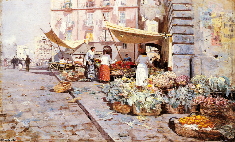 The Marketplace — Attilio Pratella