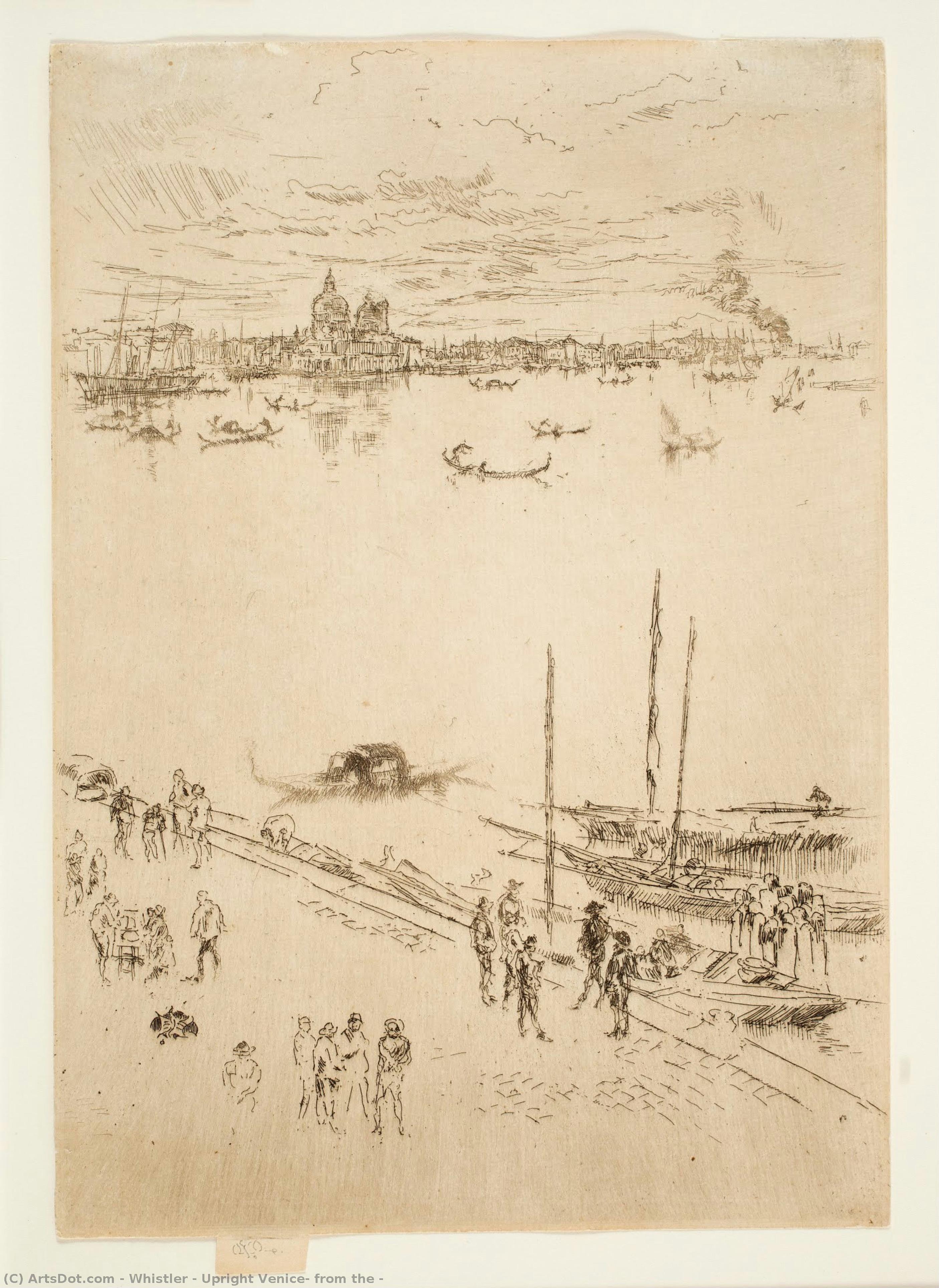 Upright Venice, From The — James Abbott Mcneill Whistler
