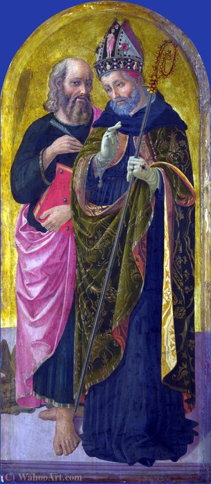 Saint Mark And Saint Augustine — Zanobi Machiavelli
