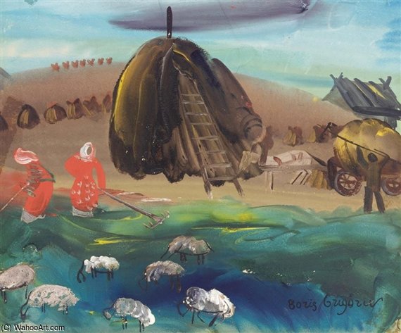 Native Landscape — Boris Dmitrievich Grigoriev