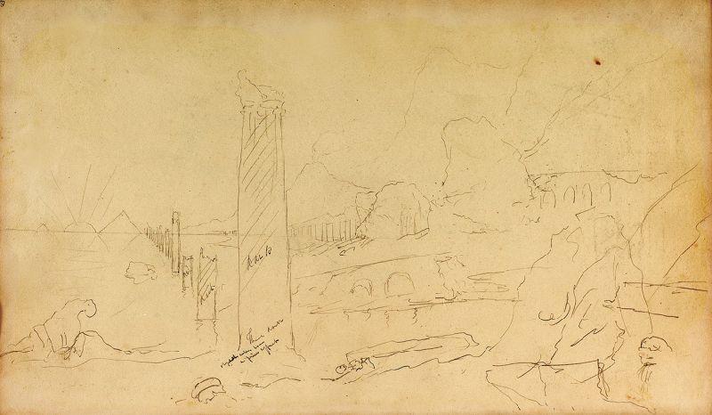 Ruins, Or The Effects Of Ti — Thomas Cole