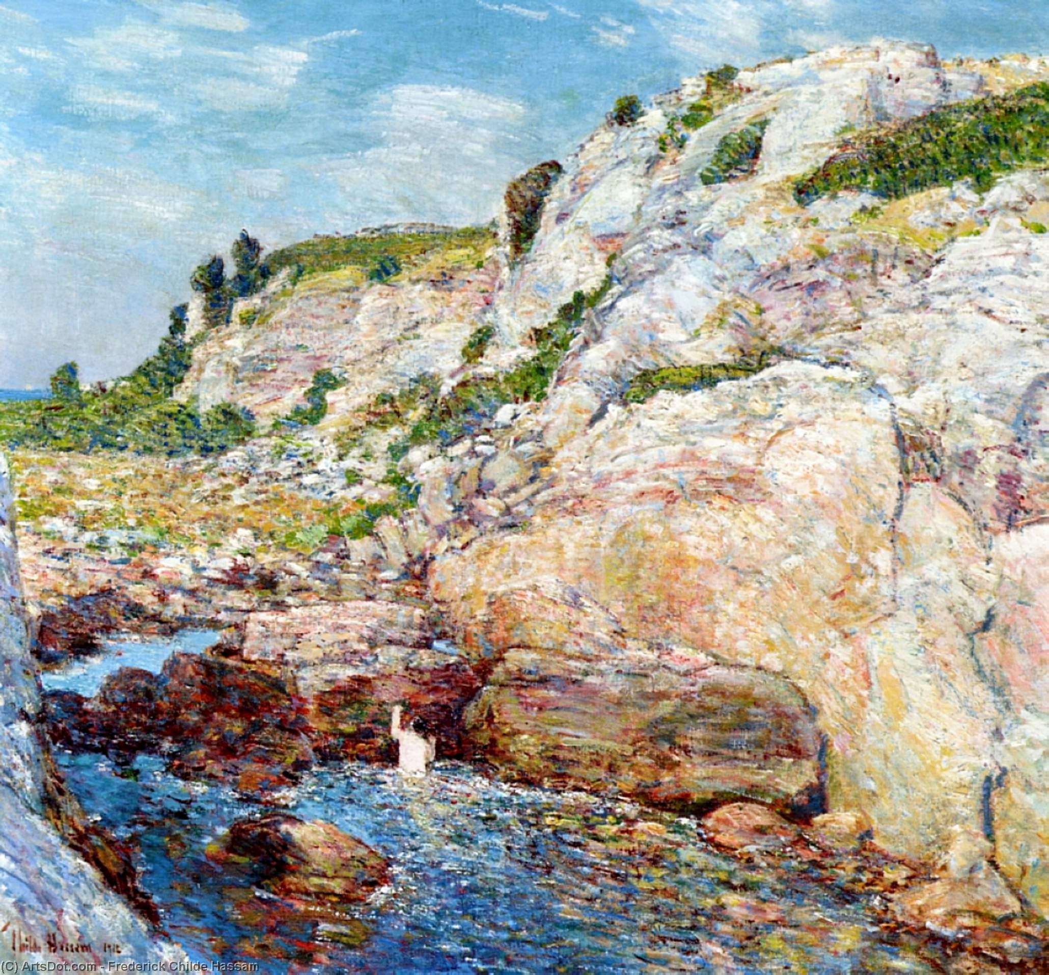 Northeast Gorge At Appledore — Frederick Childe Hassam