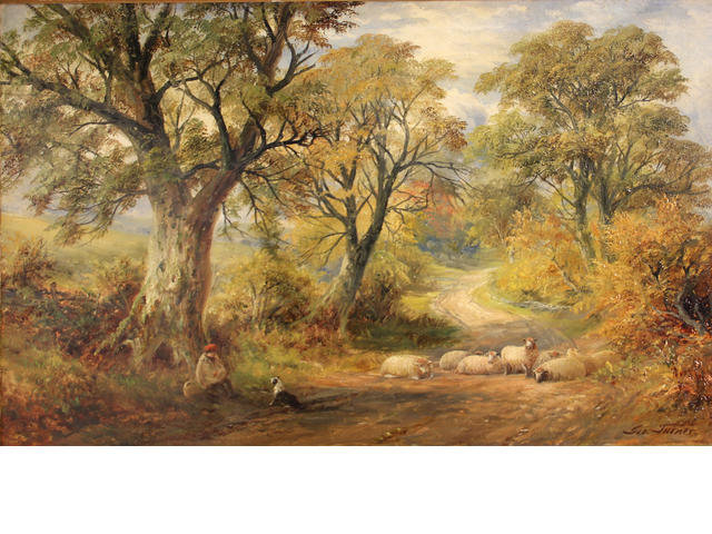 A Lane Near Bradbourne — George Turner