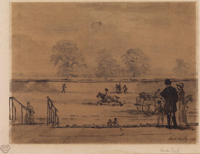 View From A London Terrace — Paul Sandby