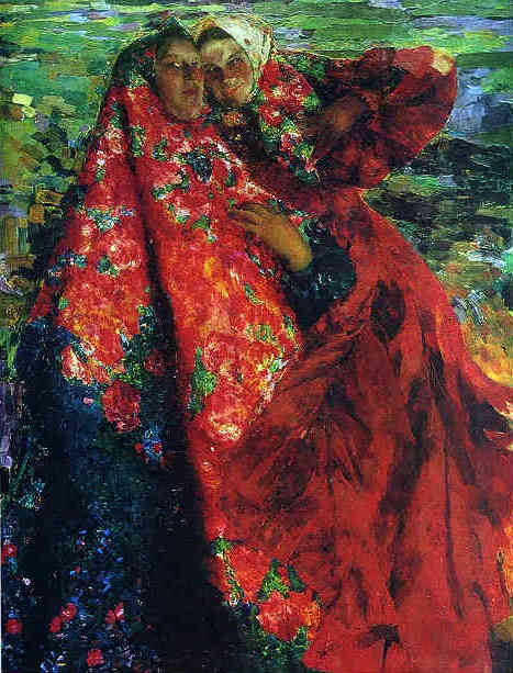 Peasant Women — Filipp Andreevich Maliavin
