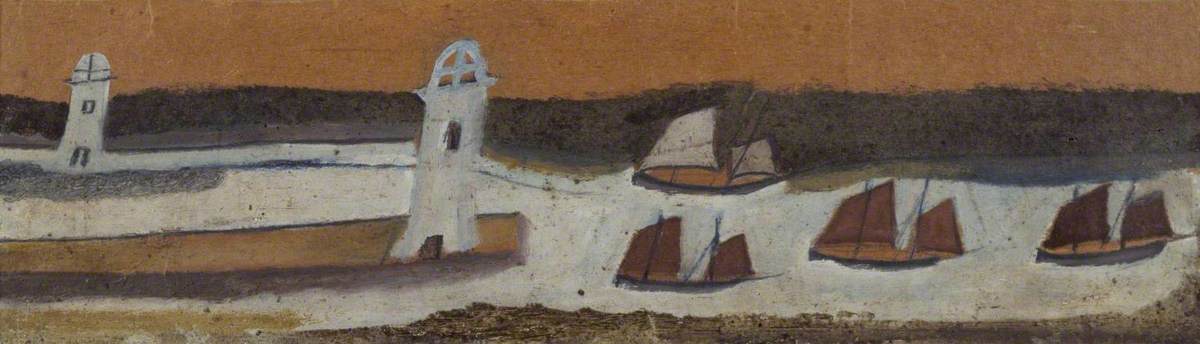 String Of Boats — Alfred Wallis