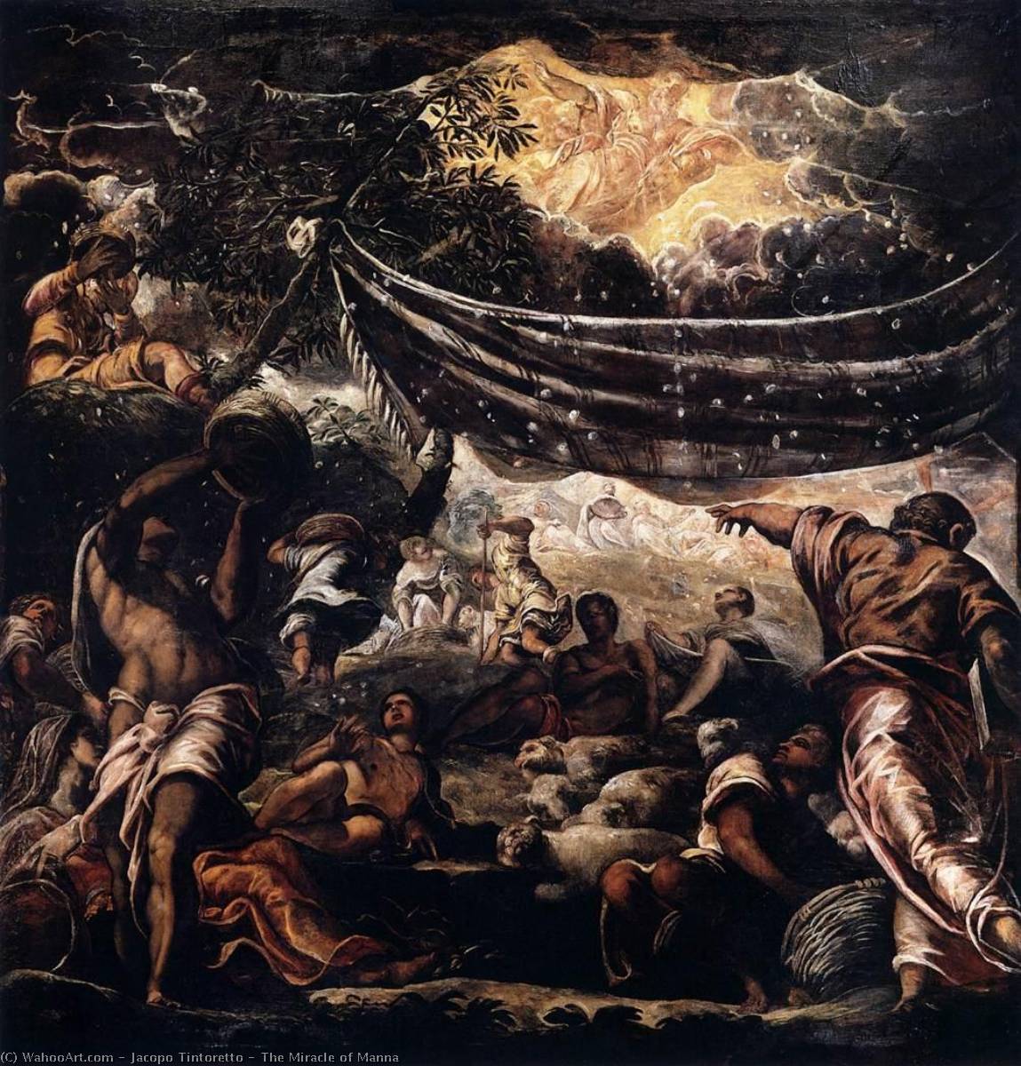The Miracle Of Manna — Jacopo Tintoretto