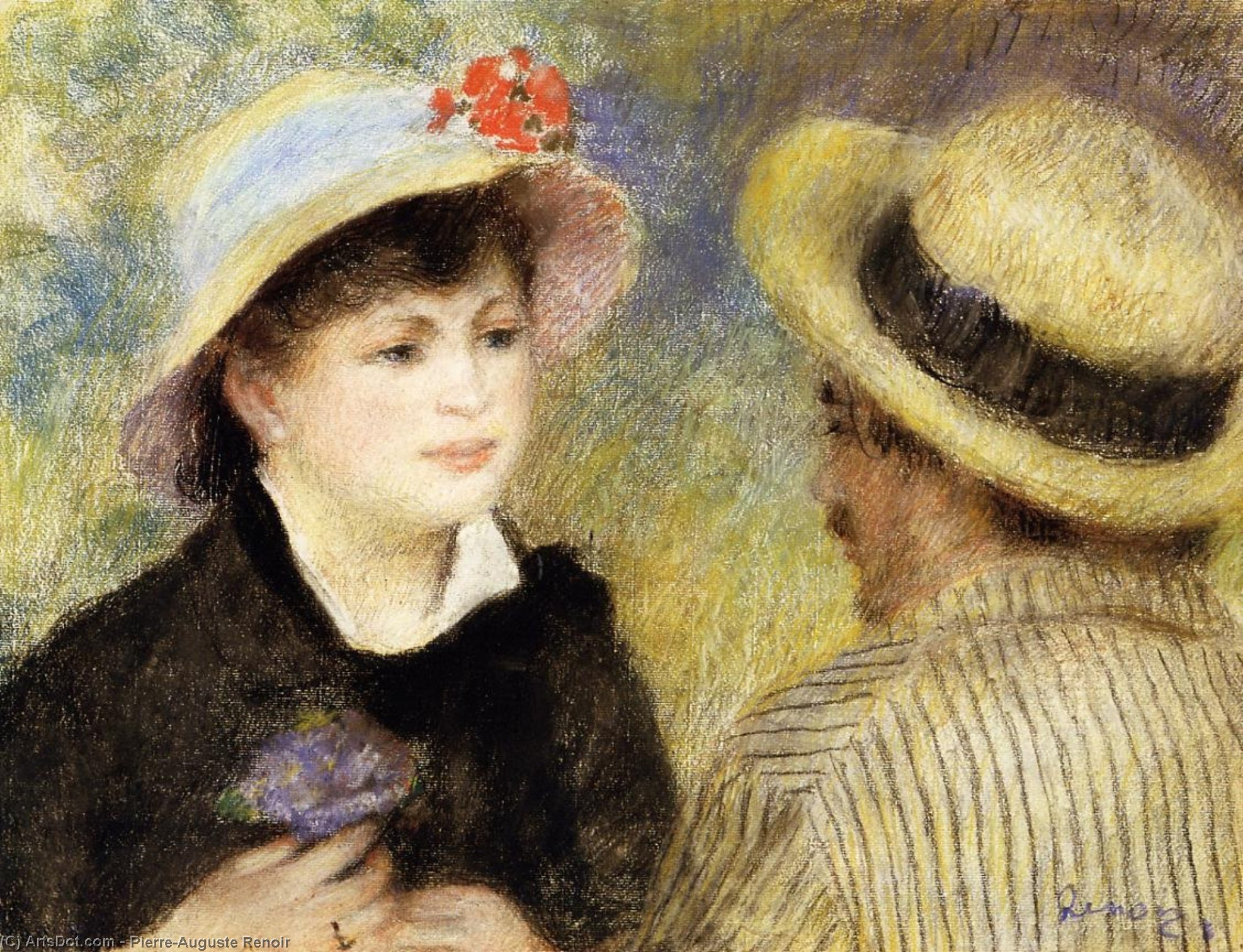 Boating Couple (aka Aline Charigot And Renoir) — Pierre-auguste Renoir