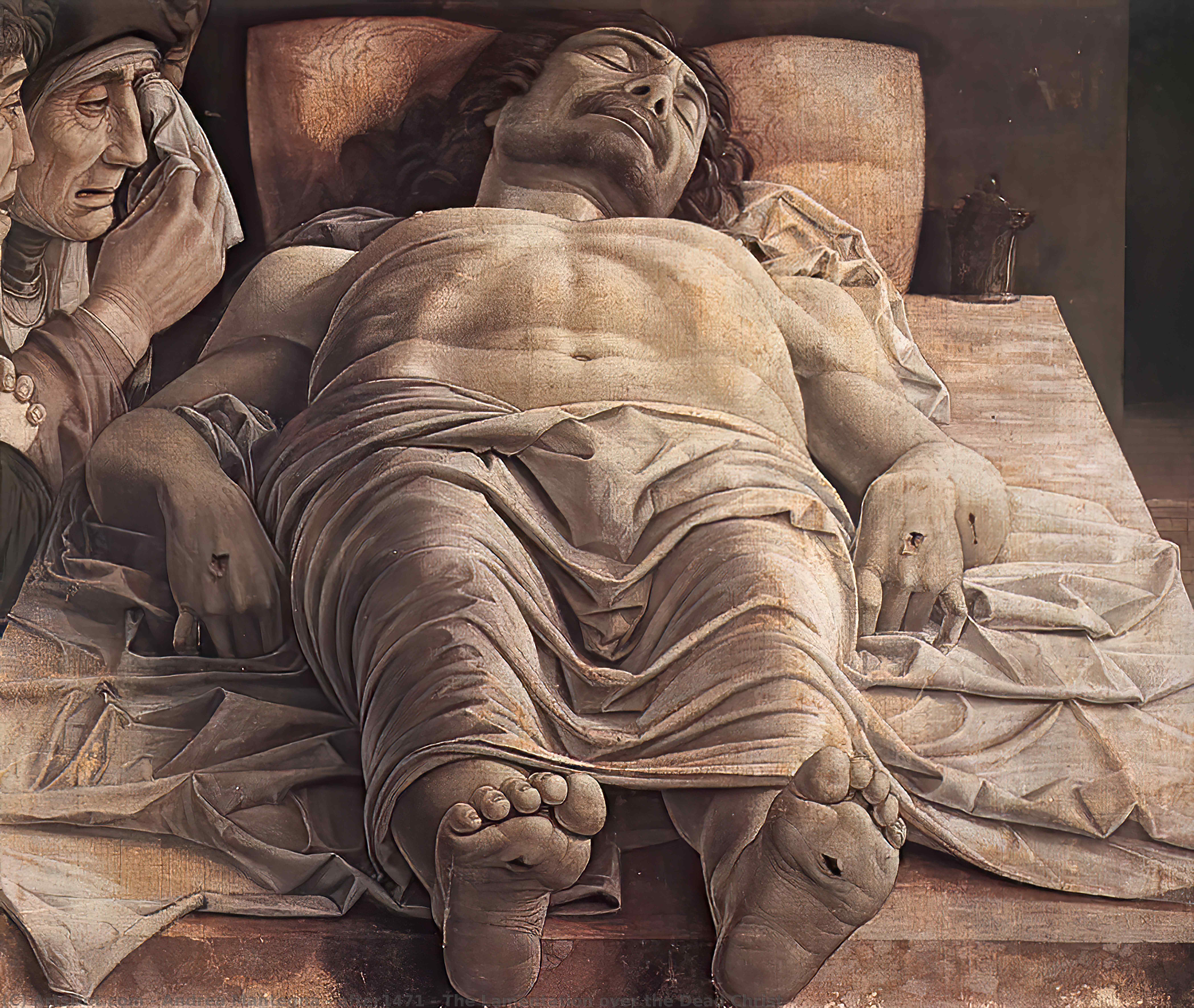 After1471 - The Lamentation Over The Dead Christ — Andrea Mantegna