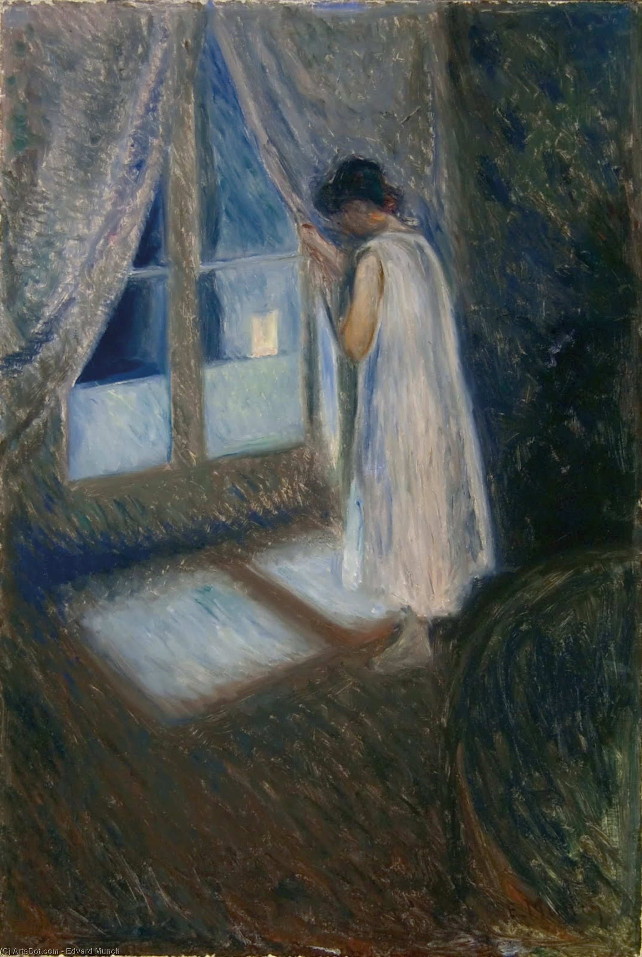 The Girl By The Window — Edvard Munch
