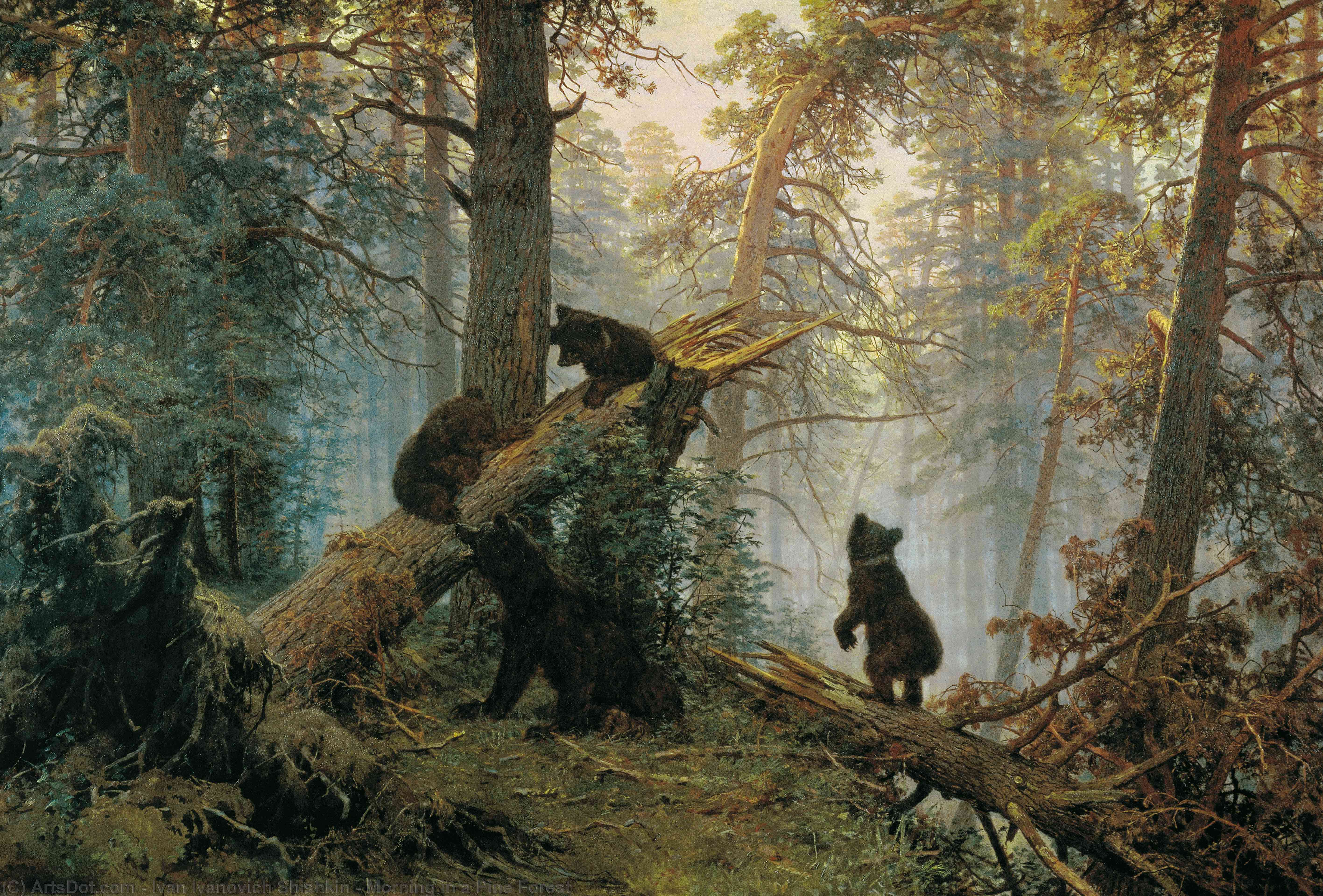 Morning In A Pine Forest — Ivan Ivanovich Shishkin